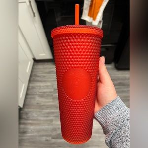 Starbucks red studded cup large